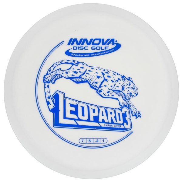 Innova Disc Golf Canada DX Leopard3 Fairway Driver Excellent grip Lightweight options available Great durability Good for beginners good pricing Great for learning techniques Glow smooth finish good glide good grip