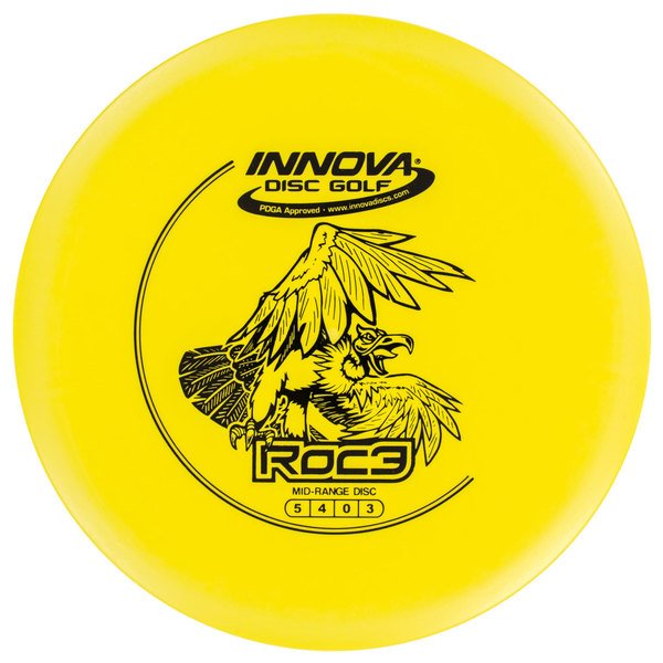 NNOVA DISC GOLF CANADA Roc3
Midrange Firm grip good durability Stable flight path Resistant to scratches Ideal for advanced players overstable moderate glide
forehand shots