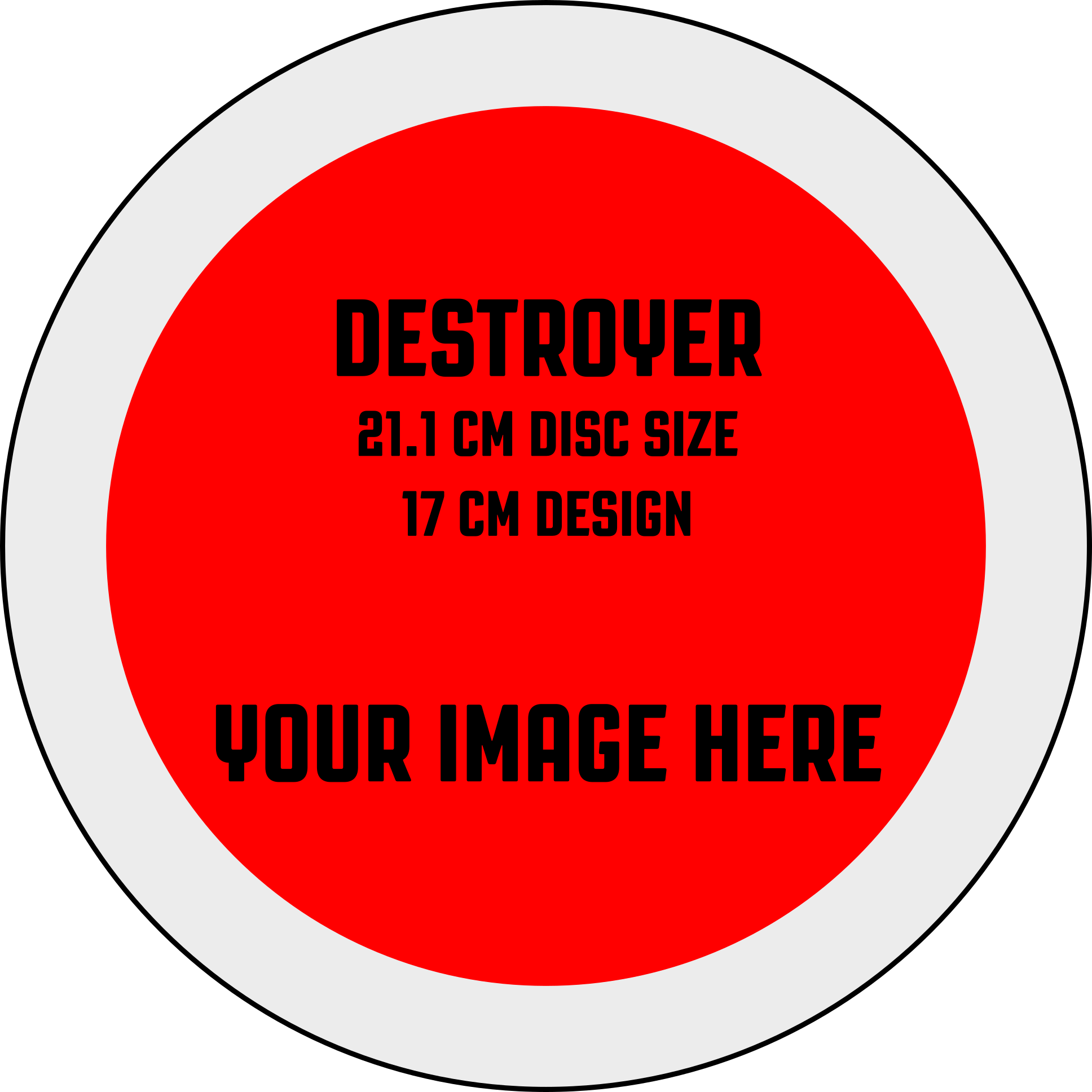 Custom INNColour Printed Disc (Star/Classic Glow Champion)