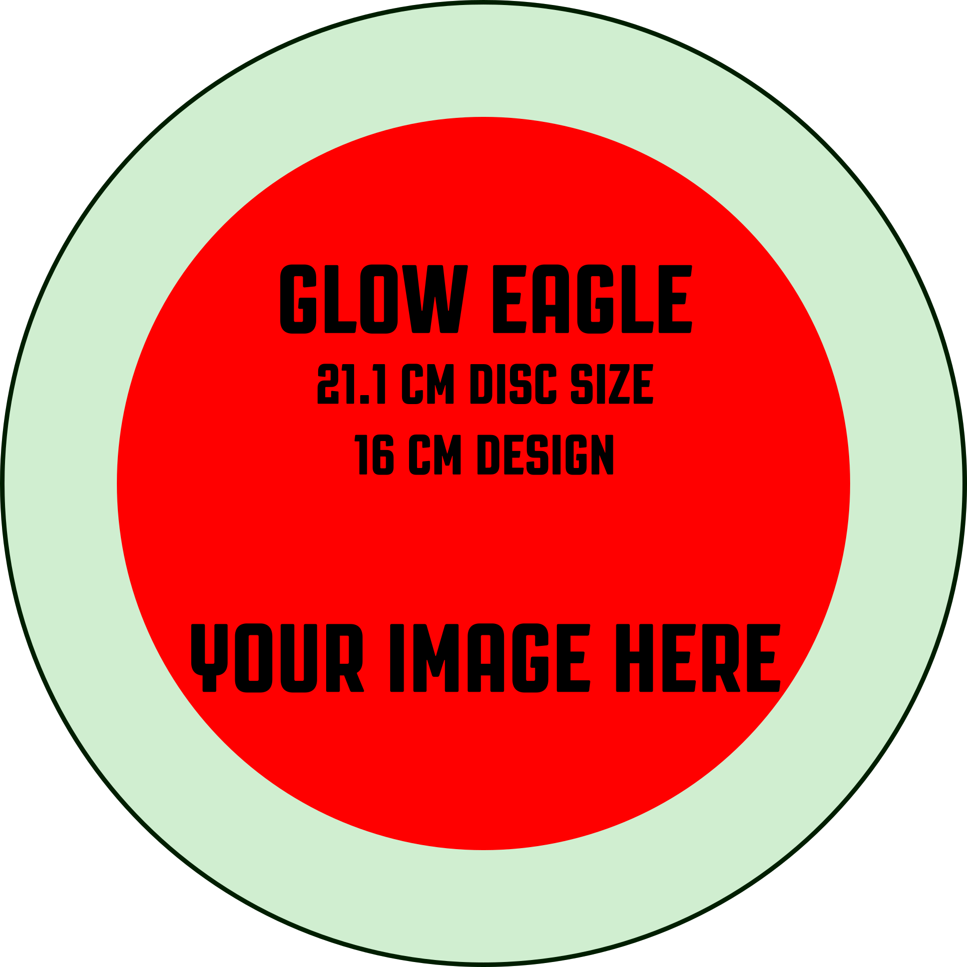 Custom INNColour Printed Disc (Star/Classic Glow Champion)
