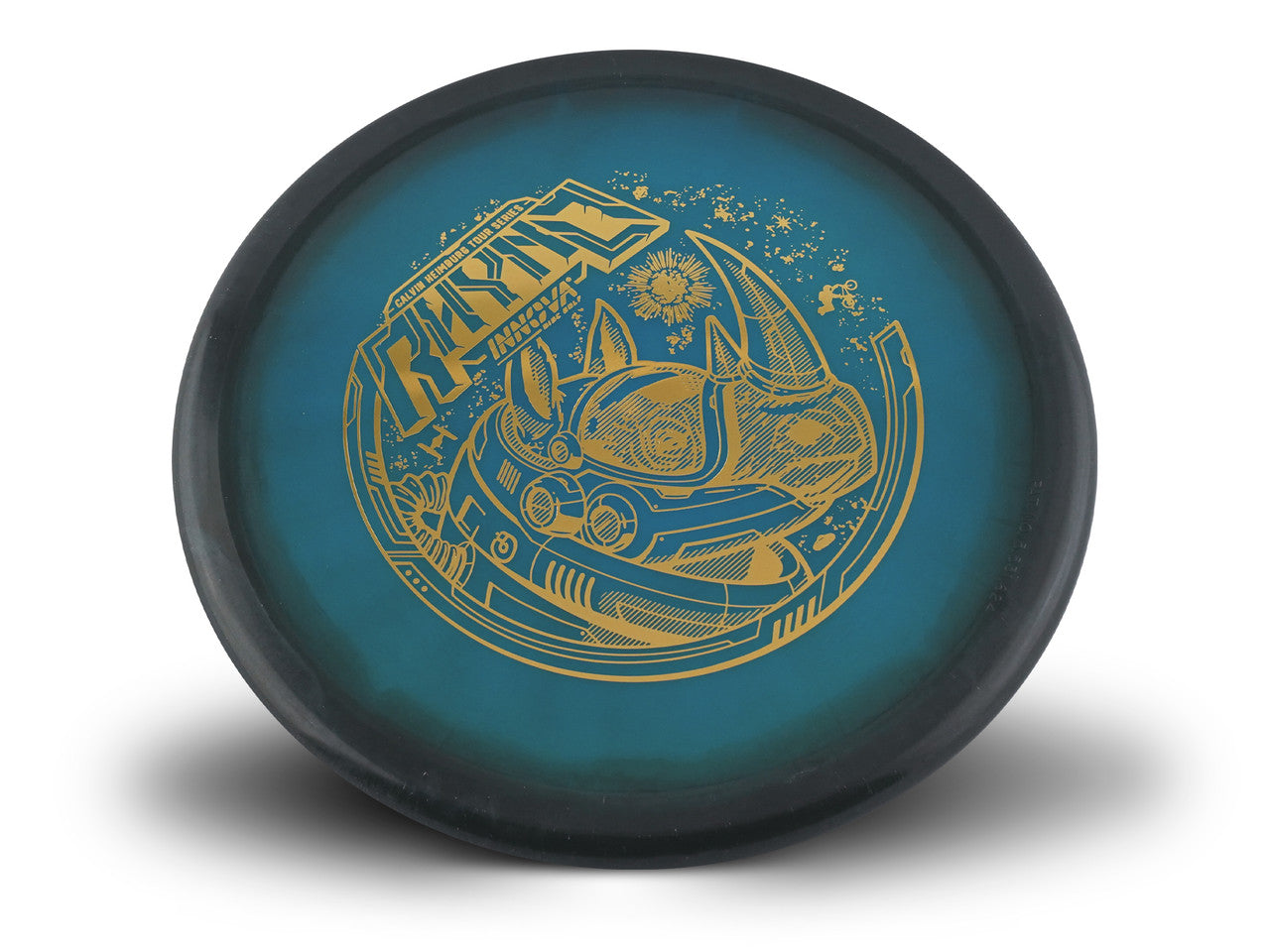 Innova Disc Golf Calvin Heimburg 2024 Tour Series Halo Champion Rhyno Rhyno Champion Putter Firm grip High durability Stable flight path Premium pricing Resistant to scratches Ideal for advanced players