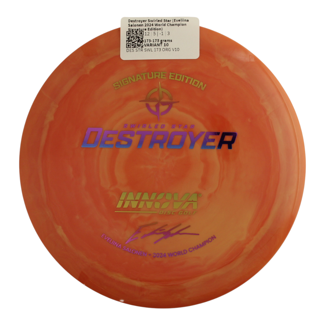 Destroyer Swirled Star (Eveliina Salonen 2024 World Champion Signature Edition)