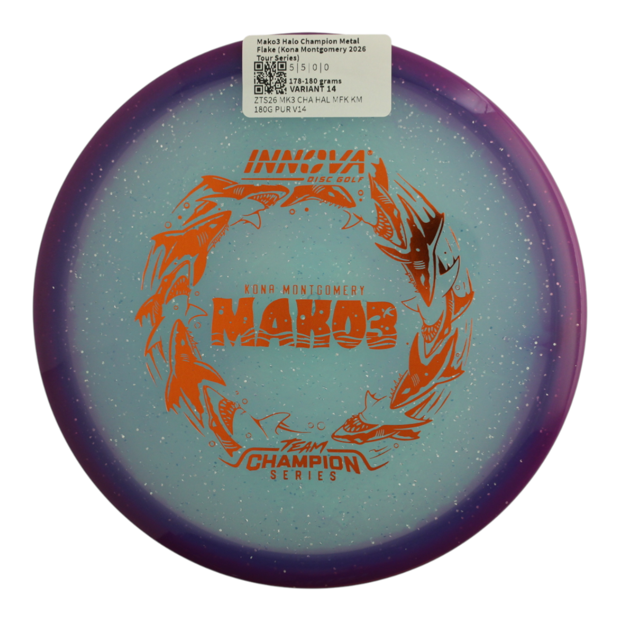 Mako3 Halo Champion Metal Flake (Kona Montgomery 2026 Tour Series)