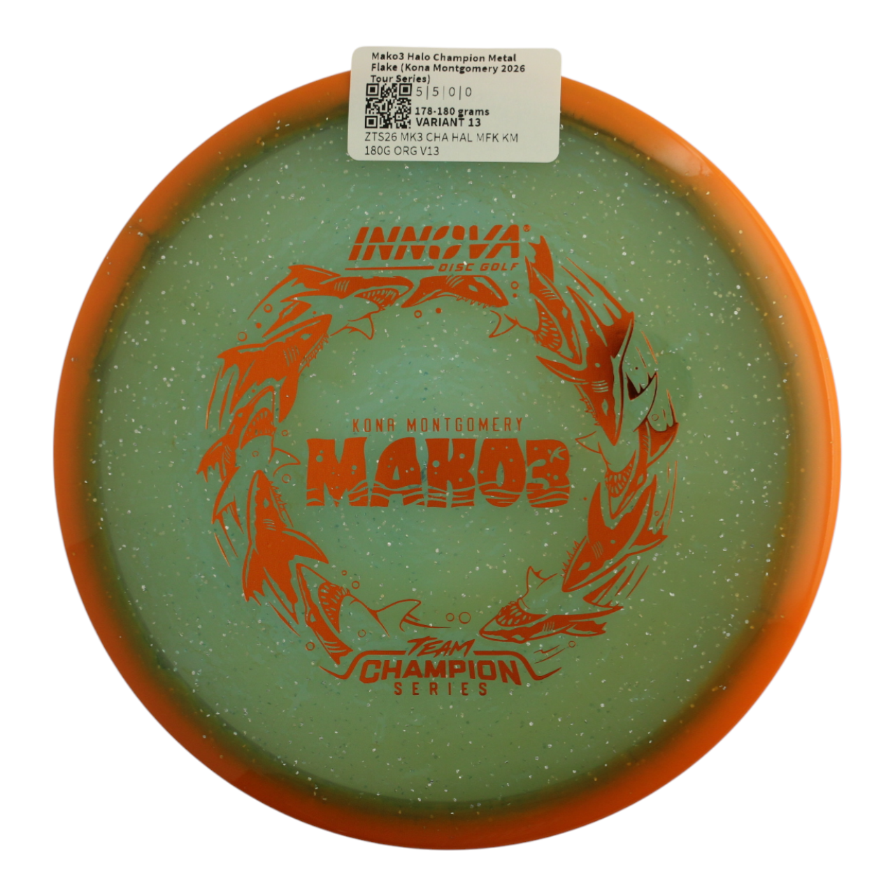 Mako3 Halo Champion Metal Flake (Kona Montgomery 2026 Tour Series)