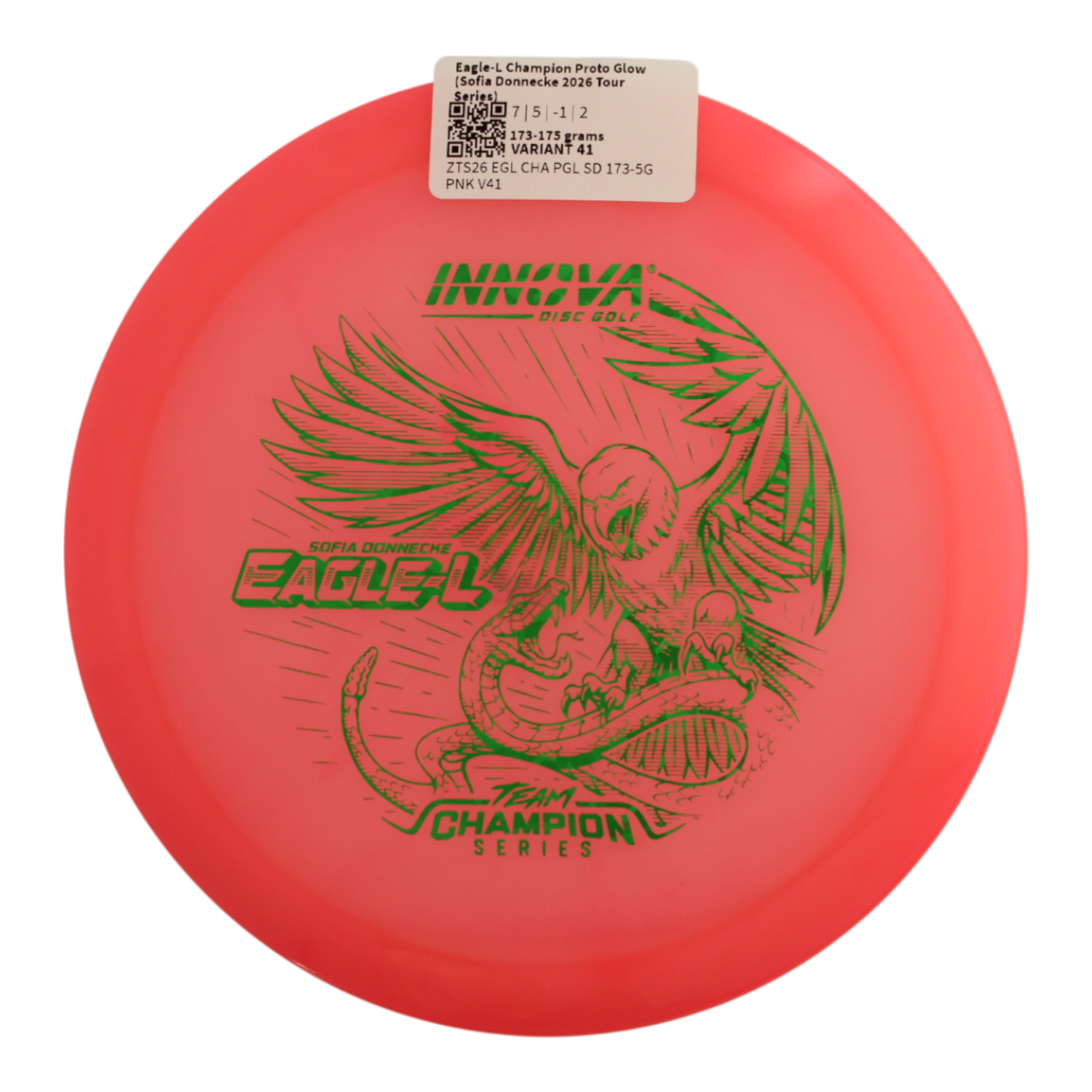 Eagle-L Champion Proto Glow (Sofia Donnecke 2026 Tour Series)