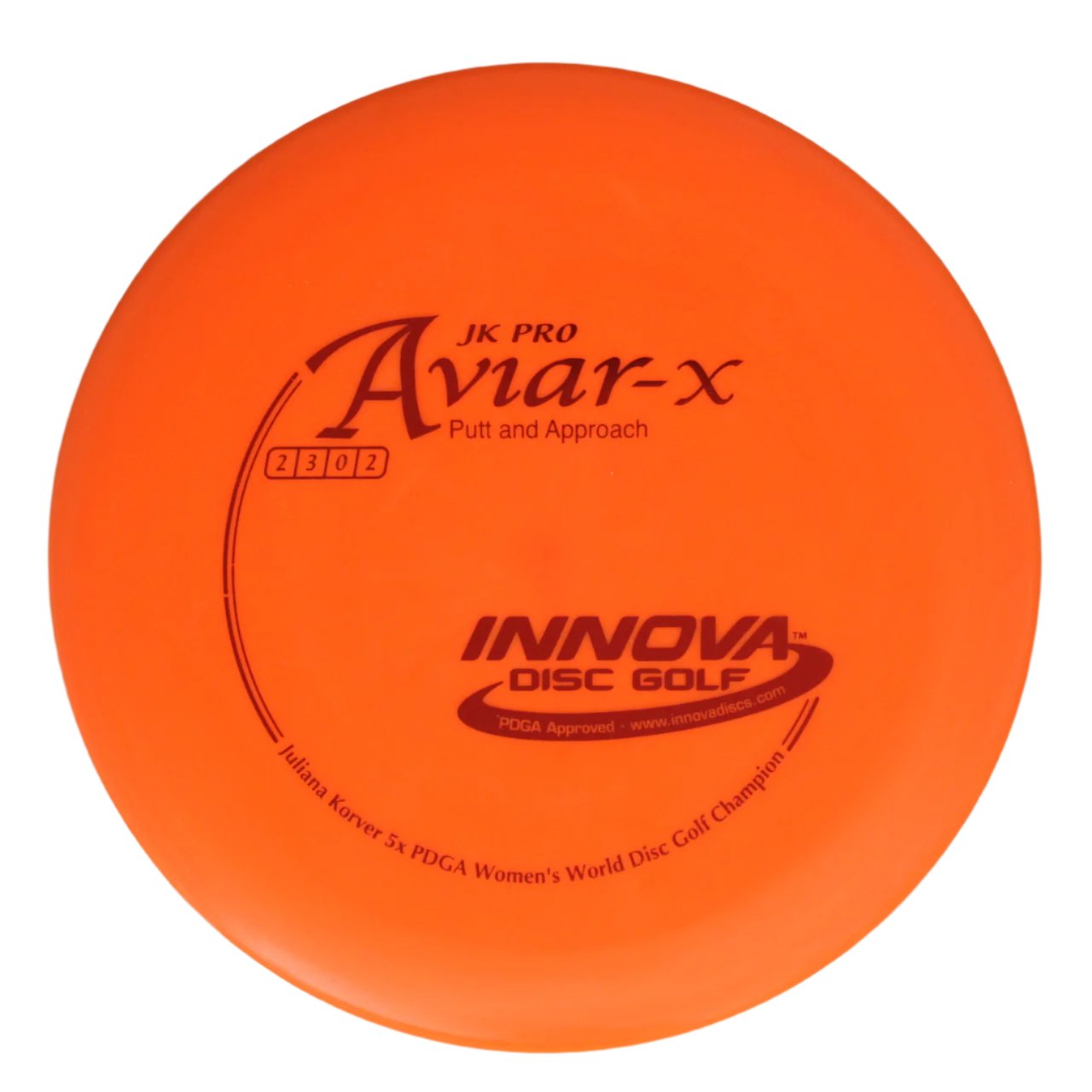 INNOVA DISC GOLF CANADA
JK PRO
PUTTER
STABLE PUTTER
FLEXIBLE AND GRIPPIER
BC ONTARIO
SOFT PLASTIC