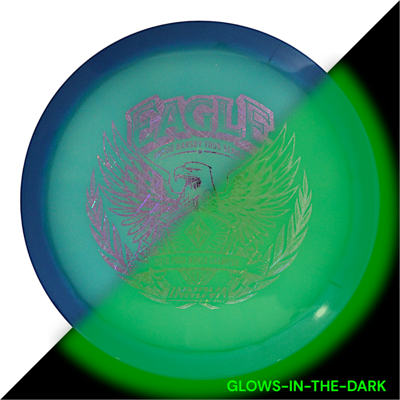 Eagle Proto Glow Halo Champion (Gregg Barsby 2024 Tour Series) INNOVA DISC GOLF CANADA Eagle
Fairway Driver Reduced Friction Smooth Release Medium Glide Competitive Option Comfortable Hold Consistent Control Better Grip Flexible Overuse Impact Control
INNOVA DISC GOLF CANADA Eagle Fairway Driver Flexible grippy feel Increased Control Good for Windy Conditions Versatile Weather Resistant Durable
glows in dark