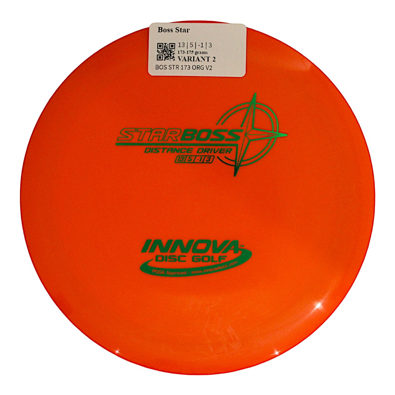 INNOVA DISC GOLF CANADA Boss
Distance Driver Grippy feel Good durability Flexible in cooler conditions Great for distance and control Maintains stability over time Comfortable for grip Lightweight
