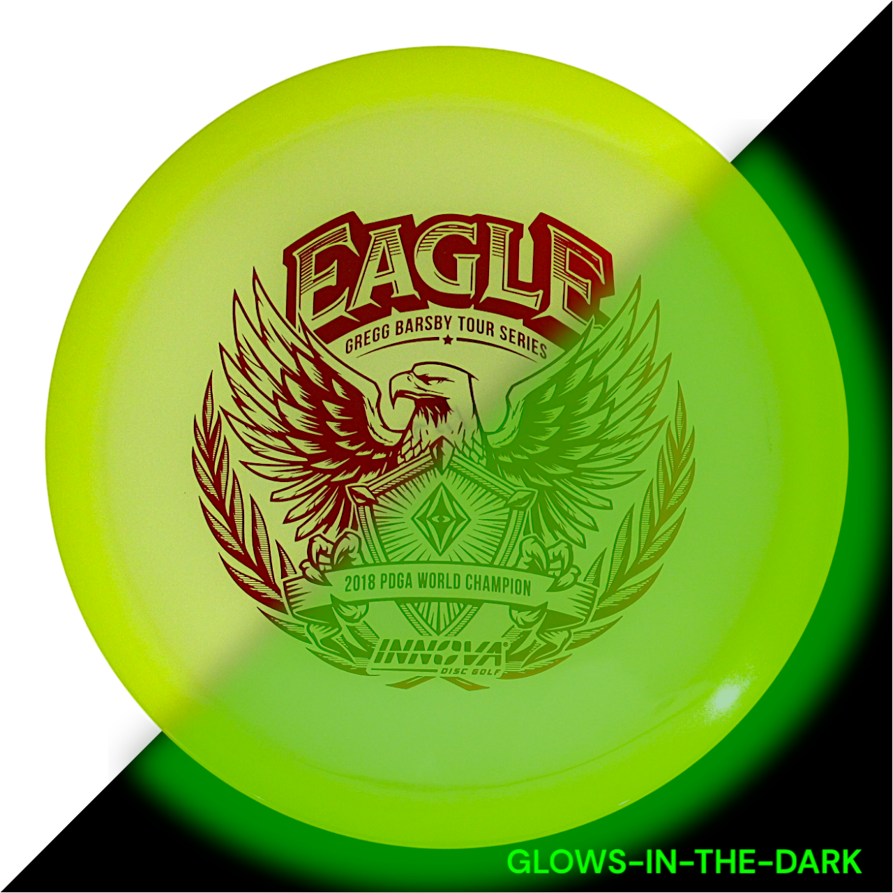 Eagle Proto Glow Halo Champion (Gregg Barsby 2024 Tour Series) INNOVA DISC GOLF CANADA Eagle
Fairway Driver Reduced Friction Smooth Release Medium Glide Competitive Option Comfortable Hold Consistent Control Better Grip Flexible Overuse Impact Control
INNOVA DISC GOLF CANADA Eagle Fairway Driver Flexible grippy feel Increased Control Good for Windy Conditions Versatile Weather Resistant Durable
glows in dark
