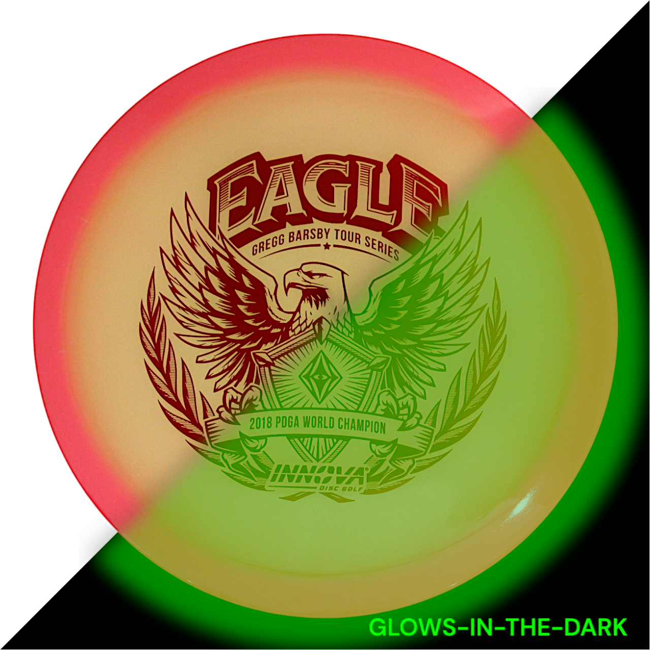 Eagle Proto Glow Halo Champion (Gregg Barsby 2024 Tour Series) INNOVA DISC GOLF CANADA Eagle
Fairway Driver Reduced Friction Smooth Release Medium Glide Competitive Option Comfortable Hold Consistent Control Better Grip Flexible Overuse Impact Control
INNOVA DISC GOLF CANADA Eagle Fairway Driver Flexible grippy feel Increased Control Good for Windy Conditions Versatile Weather Resistant Durable
glows in dark