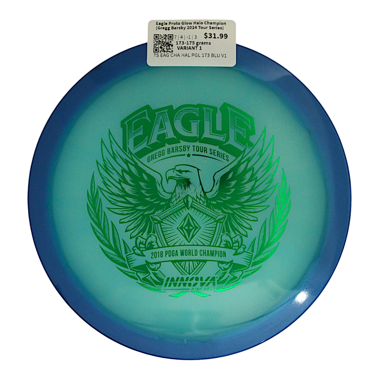 Eagle Halo Champion Proto Glow (Gregg Barsby 2024 Tour Series)