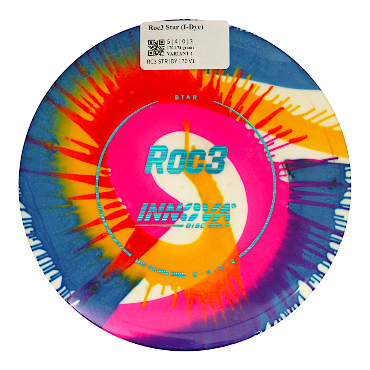 Innova Disc Golf Canada Star I-Dye Roc3 Mid-Range Driver