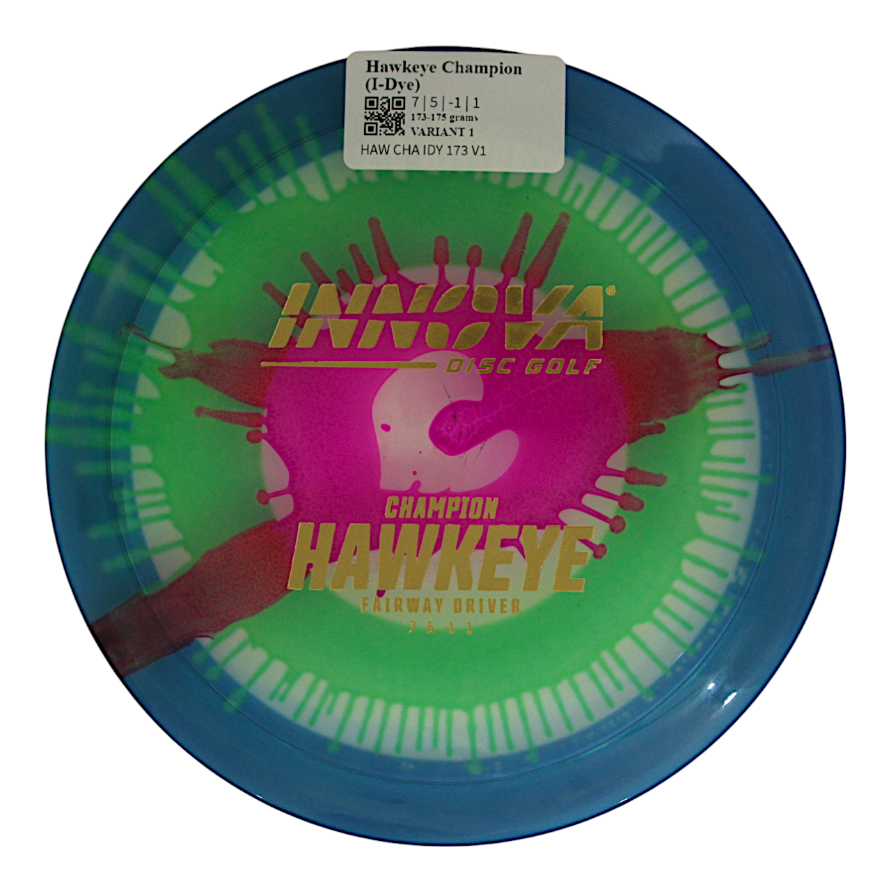 Innova Disc Golf Canada Champion I-Dye Hawkeye Fairway Driver