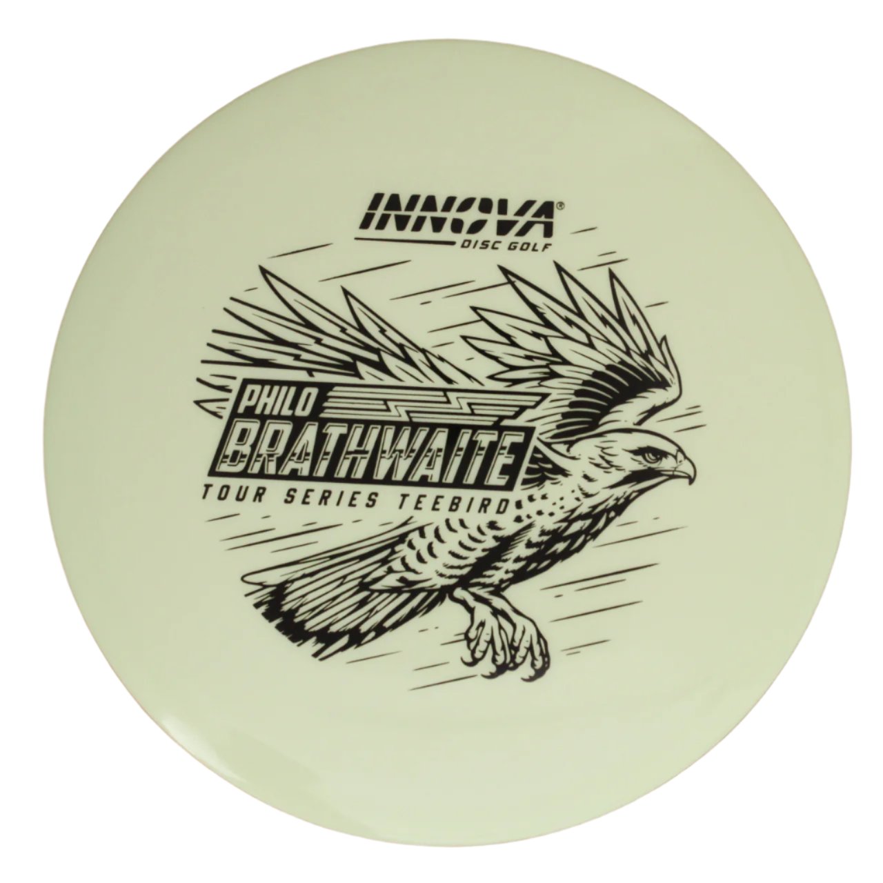 Teebird Proto Glow Star (Philo Brathwaite 2024 Tour Series) Teebird Glow Fairway Driver Glows in the dark Charges in sunlight Good grip for night rounds Maintains durability of premium plastics Provides visibility at night Can be used in various conditions