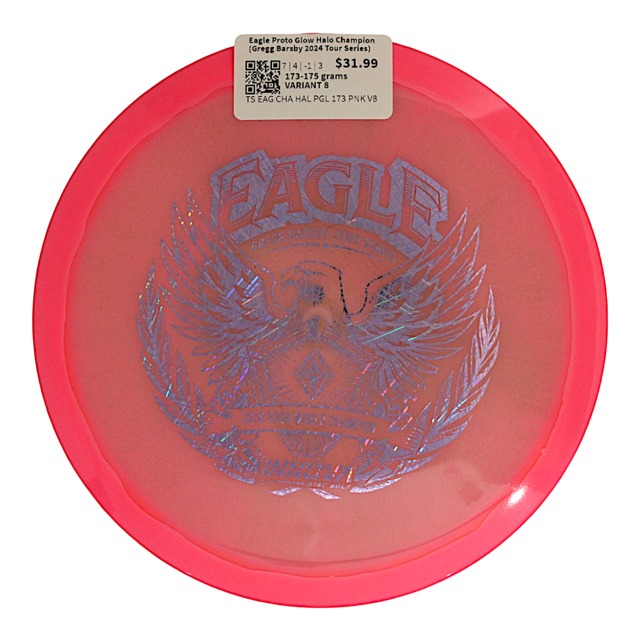 Eagle Halo Champion Proto Glow (Gregg Barsby 2024 Tour Series)