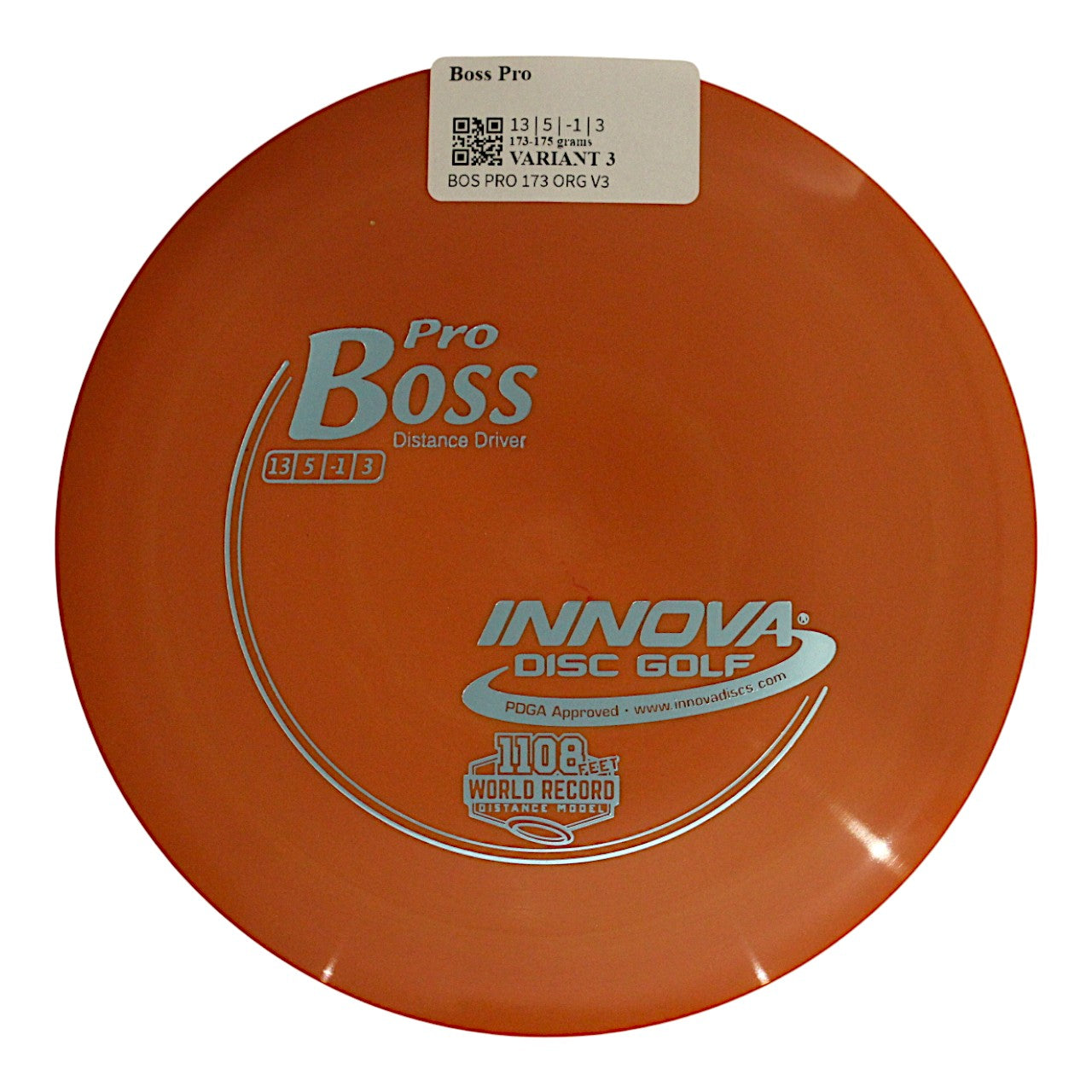 INNOVA DISC GOLF CANADA Boss
Distance Driver Grippy feel Good durability Flexible in cooler conditions Great for distance and control Maintains stability over time Comfortable for grip Lightweight