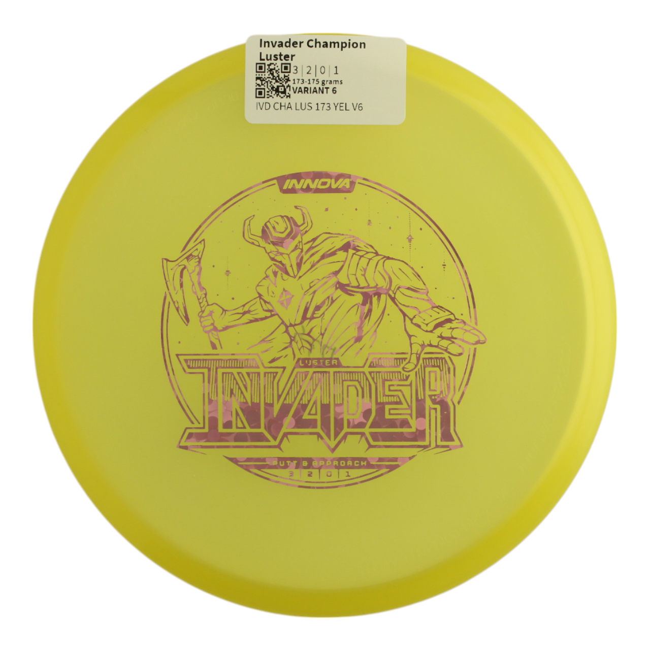 INNOVA DISC GOLF CANADA Invader Putter Hand Moldable Reduced Power Reduced Speed Slow Glide Highly Flexible Wind friendly overstable flat