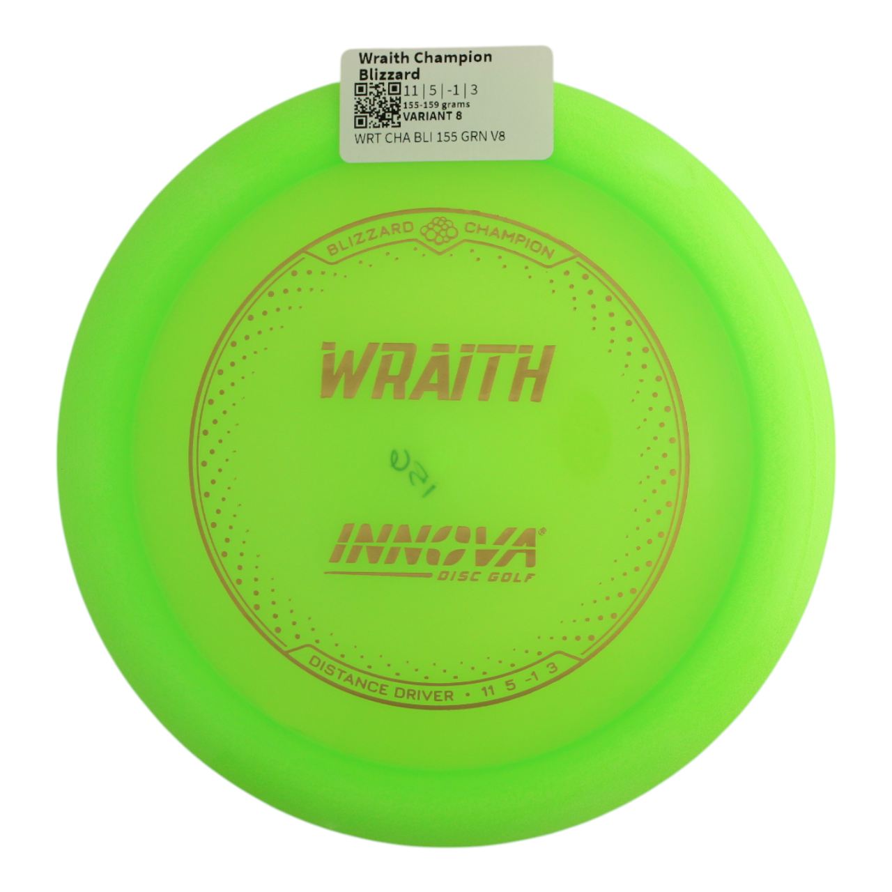 Innova Disc Golf Canada Champion Wraith Distance Driver Distance Driver Overstable Cold Reliable Experienced Players Headwind Use Highly Flexible Weather Consistent high glide forehand friendly