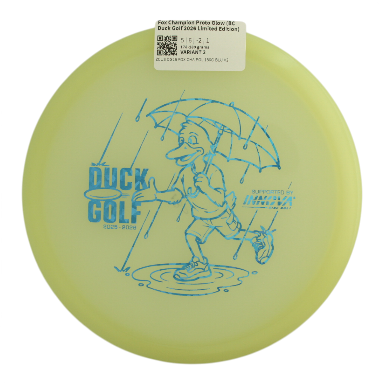 Fox Champion Proto Glow (BC Duck Golf 2026 Limited Edition)