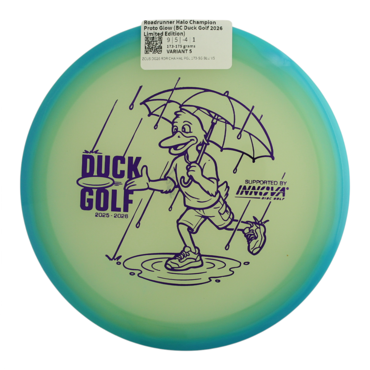 Roadrunner Halo Champion Proto Glow (BC Duck Golf 2026 Limited Edition)