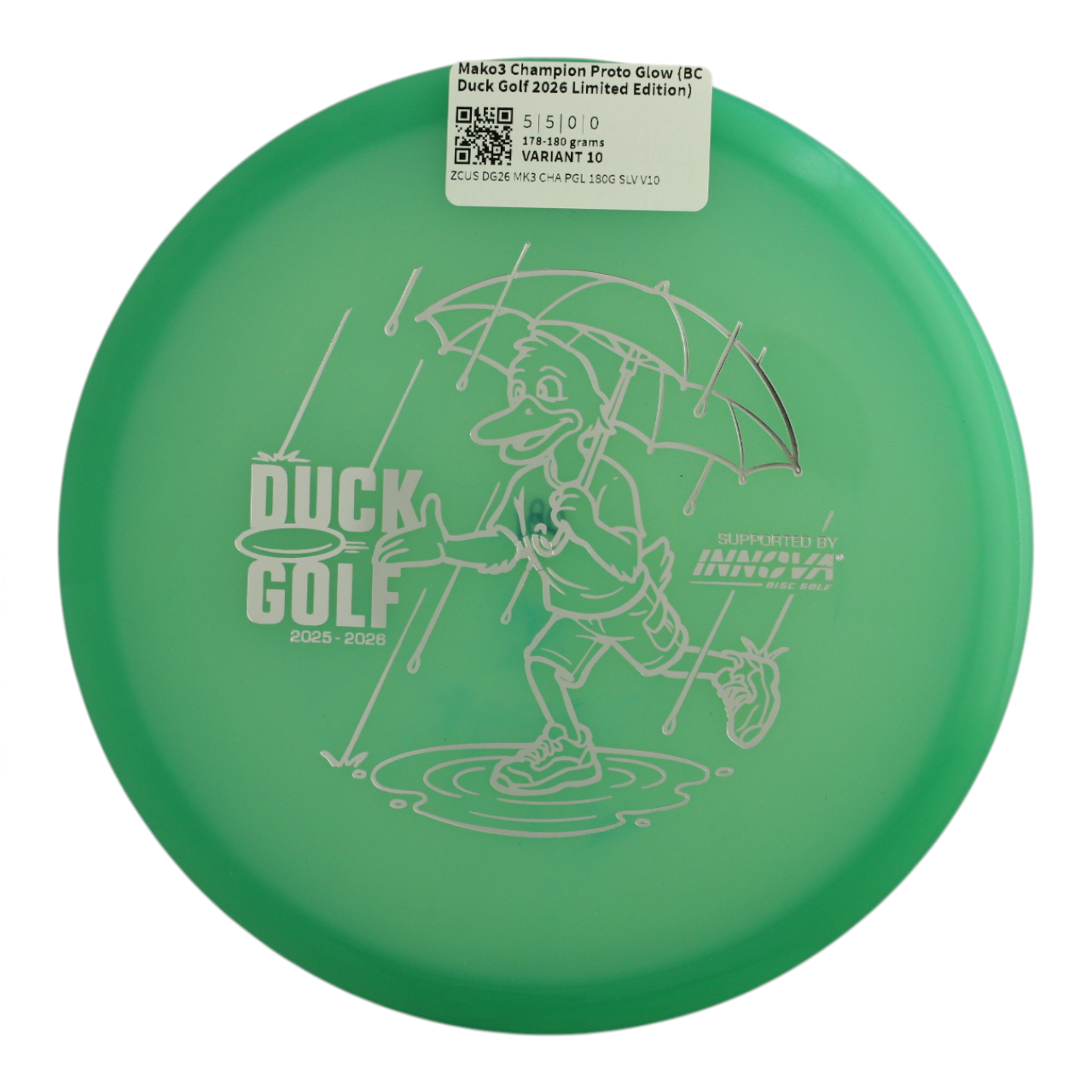 Mako3 Champion Proto Glow (BC Duck Golf 2026 Limited Edition)