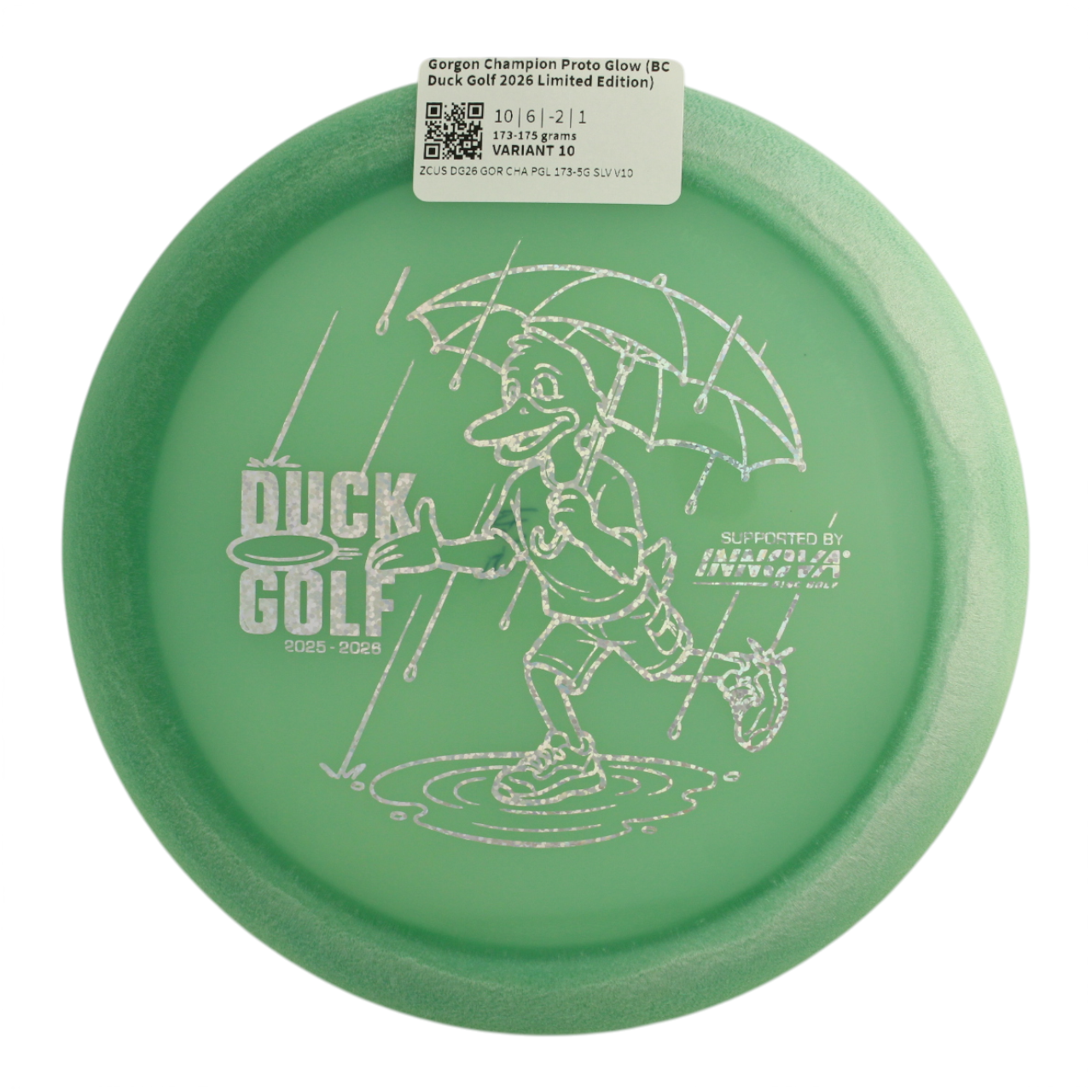 Gorgon Champion Proto Glow (BC Duck Golf 2026 Limited Edition)