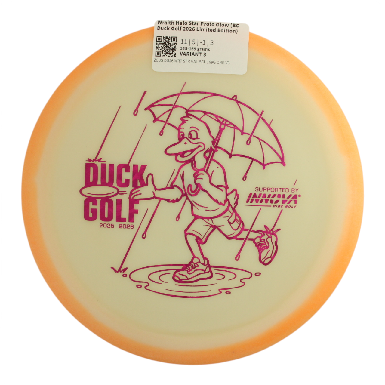 Wraith Halo Star Proto Glow (BC Duck Golf 2026 Limited Edition)