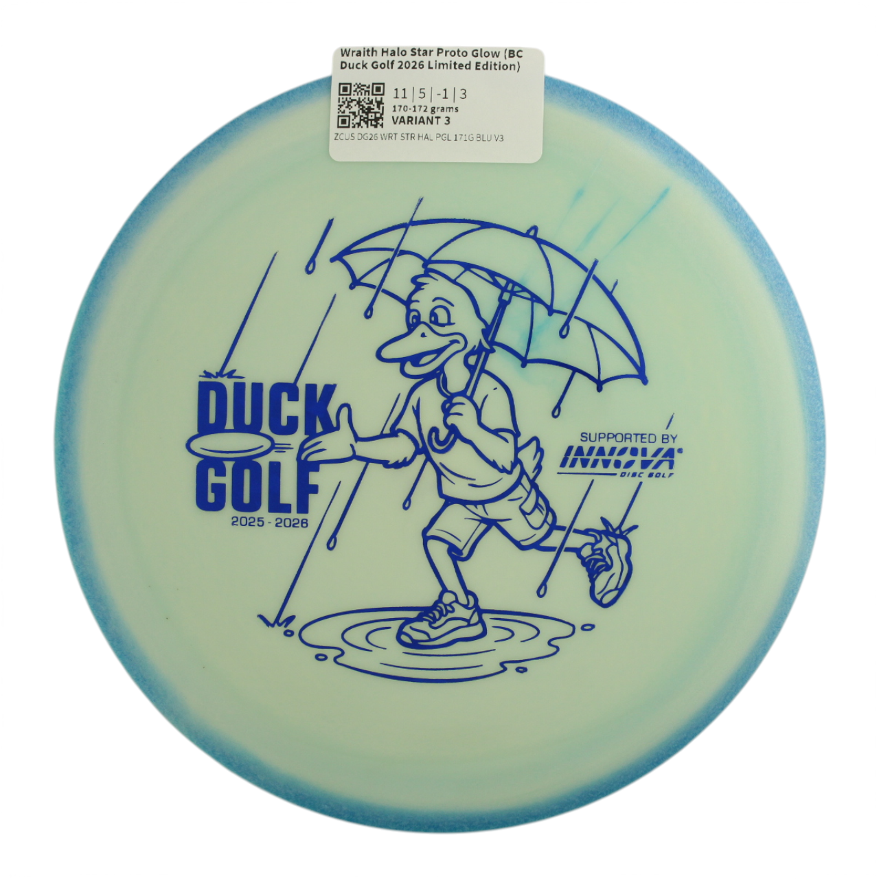 Wraith Halo Star Proto Glow (BC Duck Golf 2026 Limited Edition)