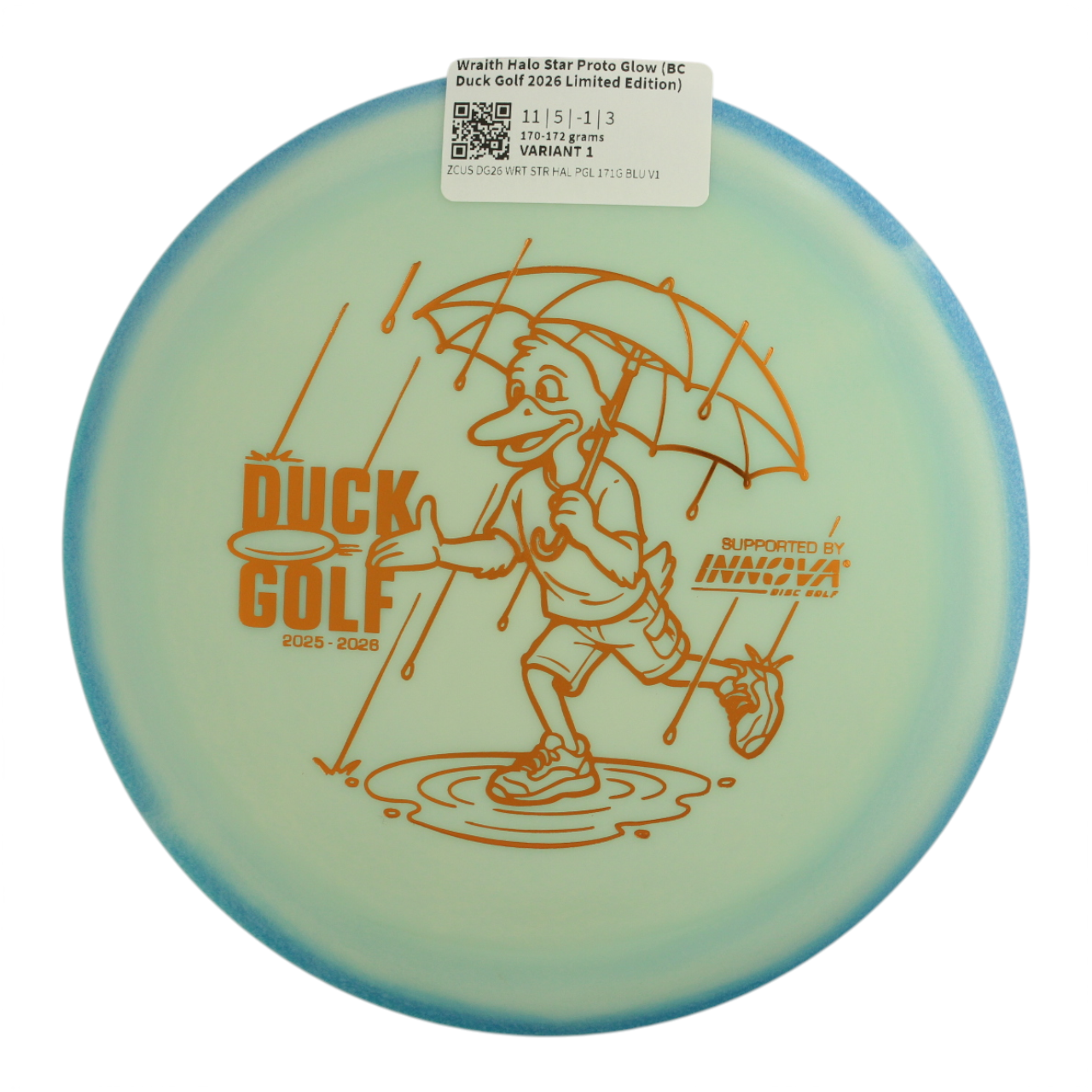 Wraith Halo Star Proto Glow (BC Duck Golf 2026 Limited Edition)