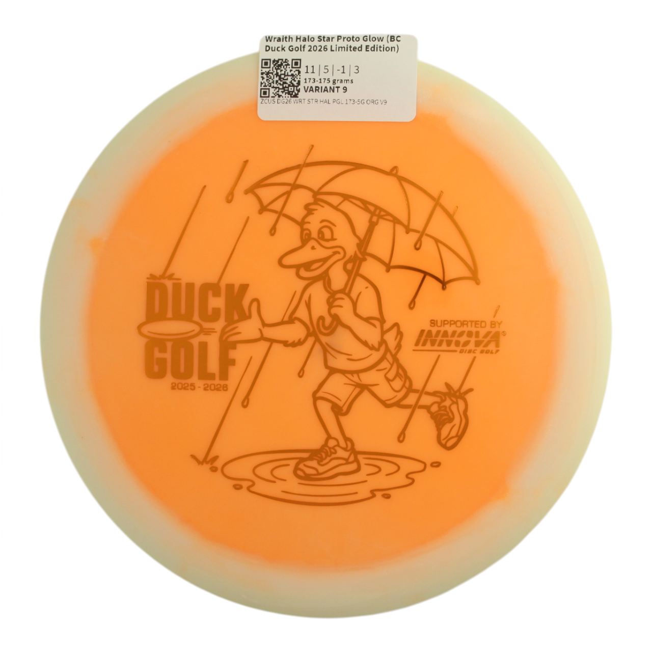 Wraith Halo Star Proto Glow (BC Duck Golf 2026 Limited Edition)