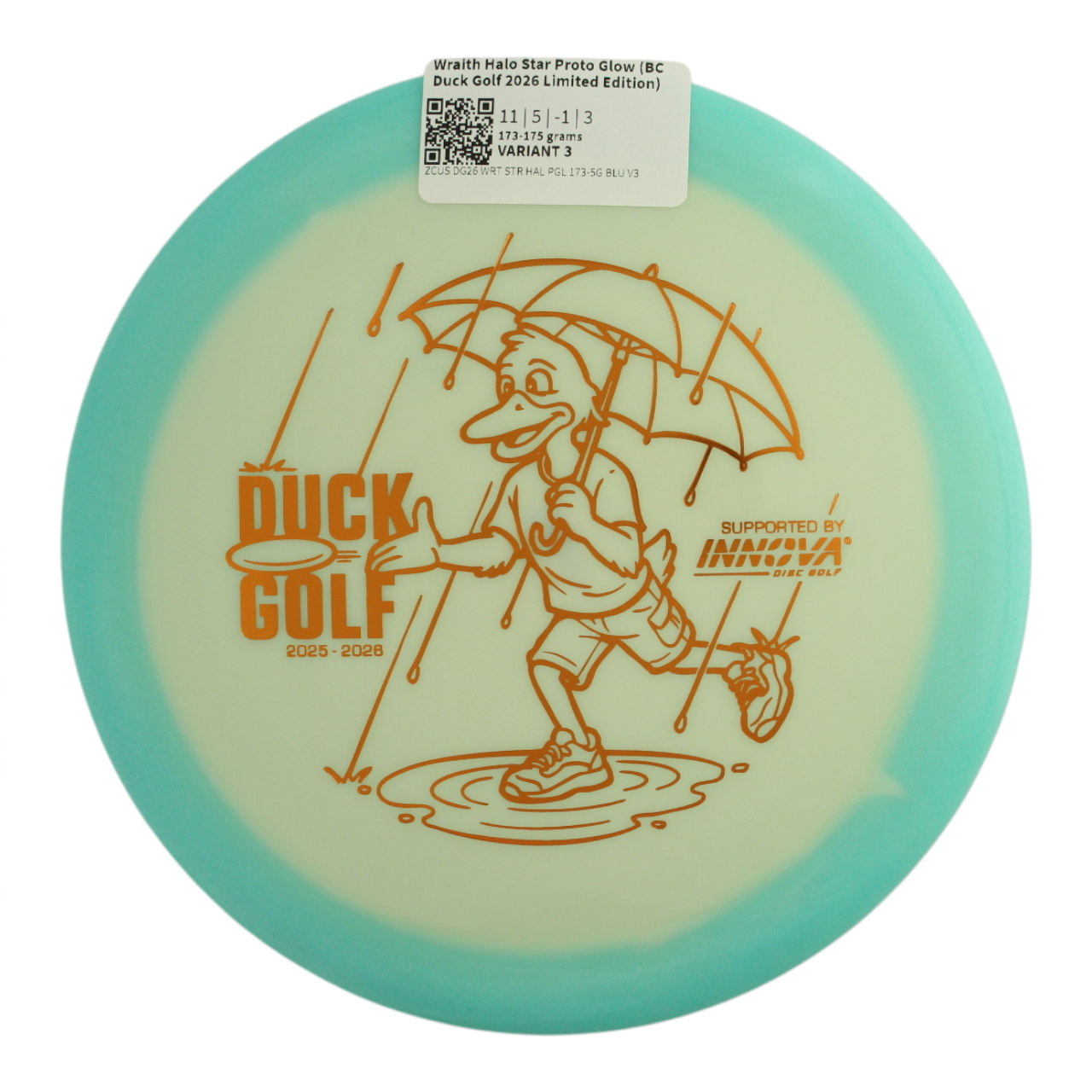 Wraith Halo Star Proto Glow (BC Duck Golf 2026 Limited Edition)
