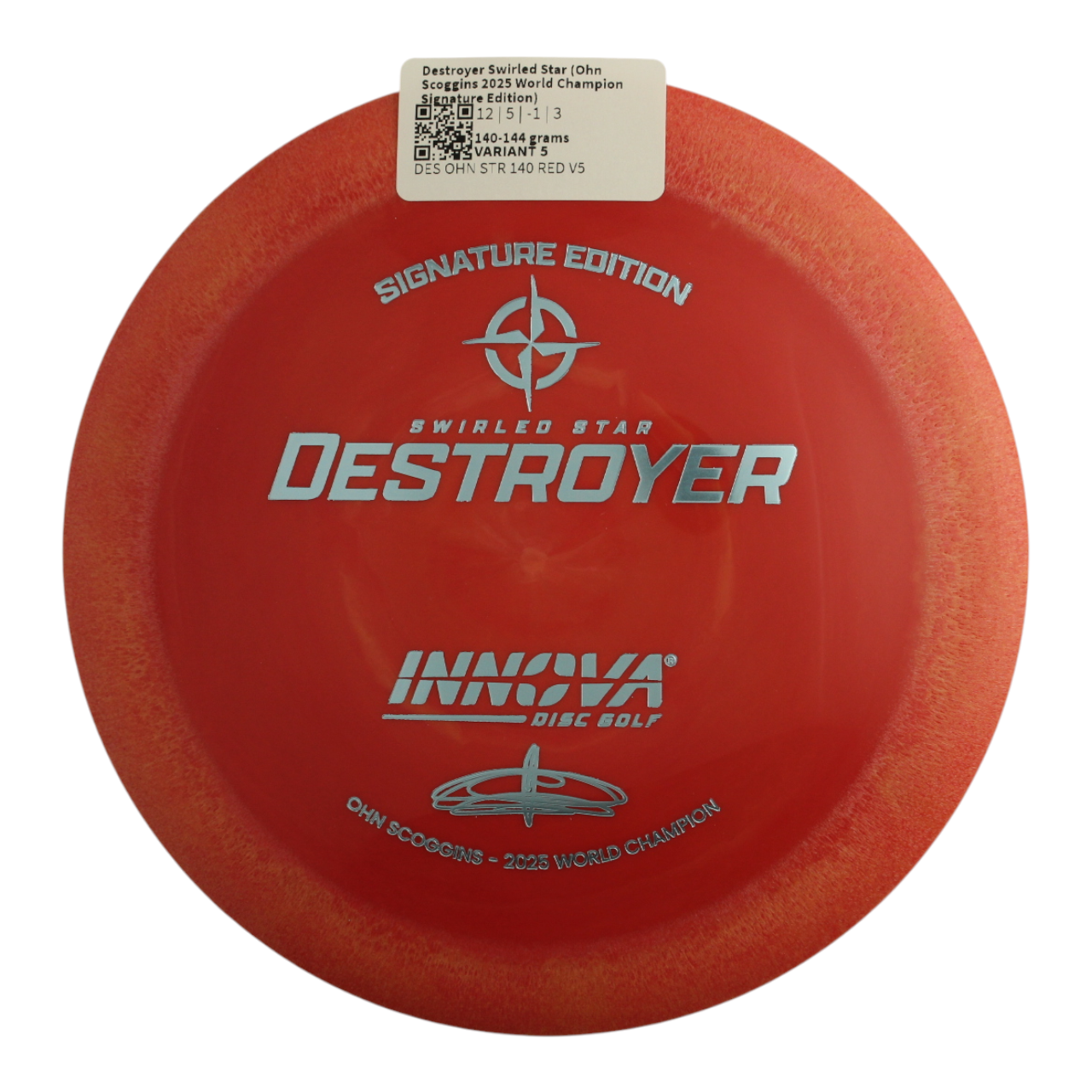 Destroyer Swirled Star (Ohn Scoggins 2025 World Champion Signature Edition)