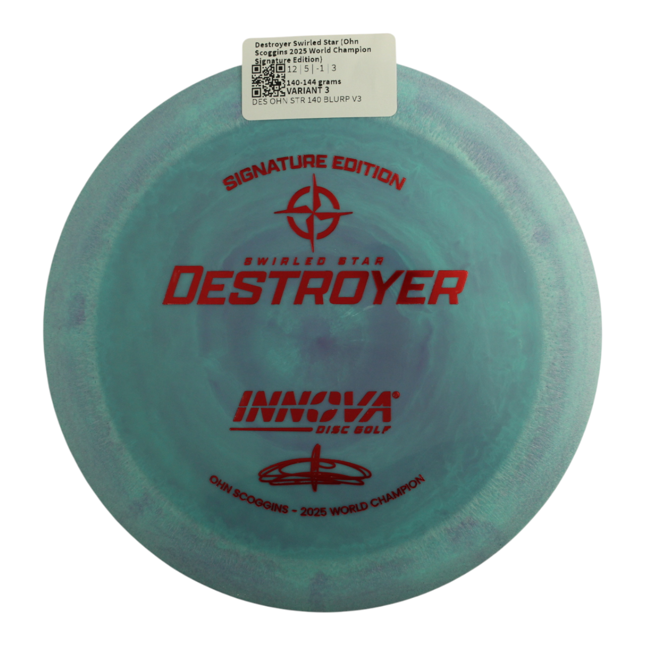 Destroyer Swirled Star (Ohn Scoggins 2025 World Champion Signature Edition)