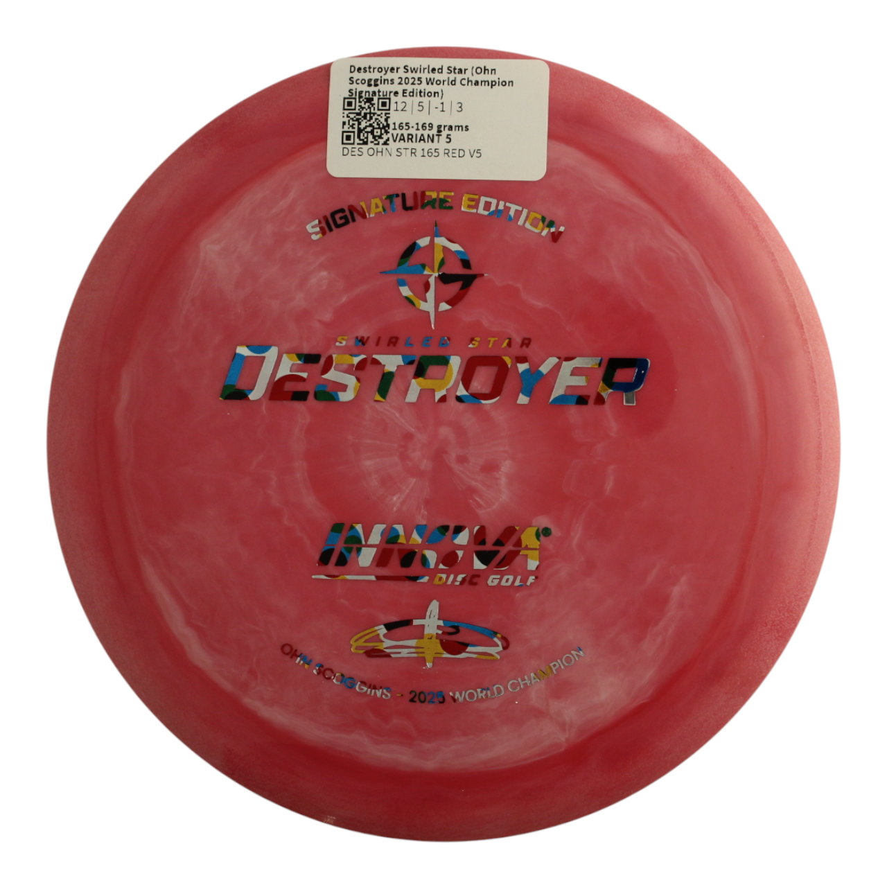 Destroyer Swirled Star (Ohn Scoggins 2025 World Champion Signature Edition)