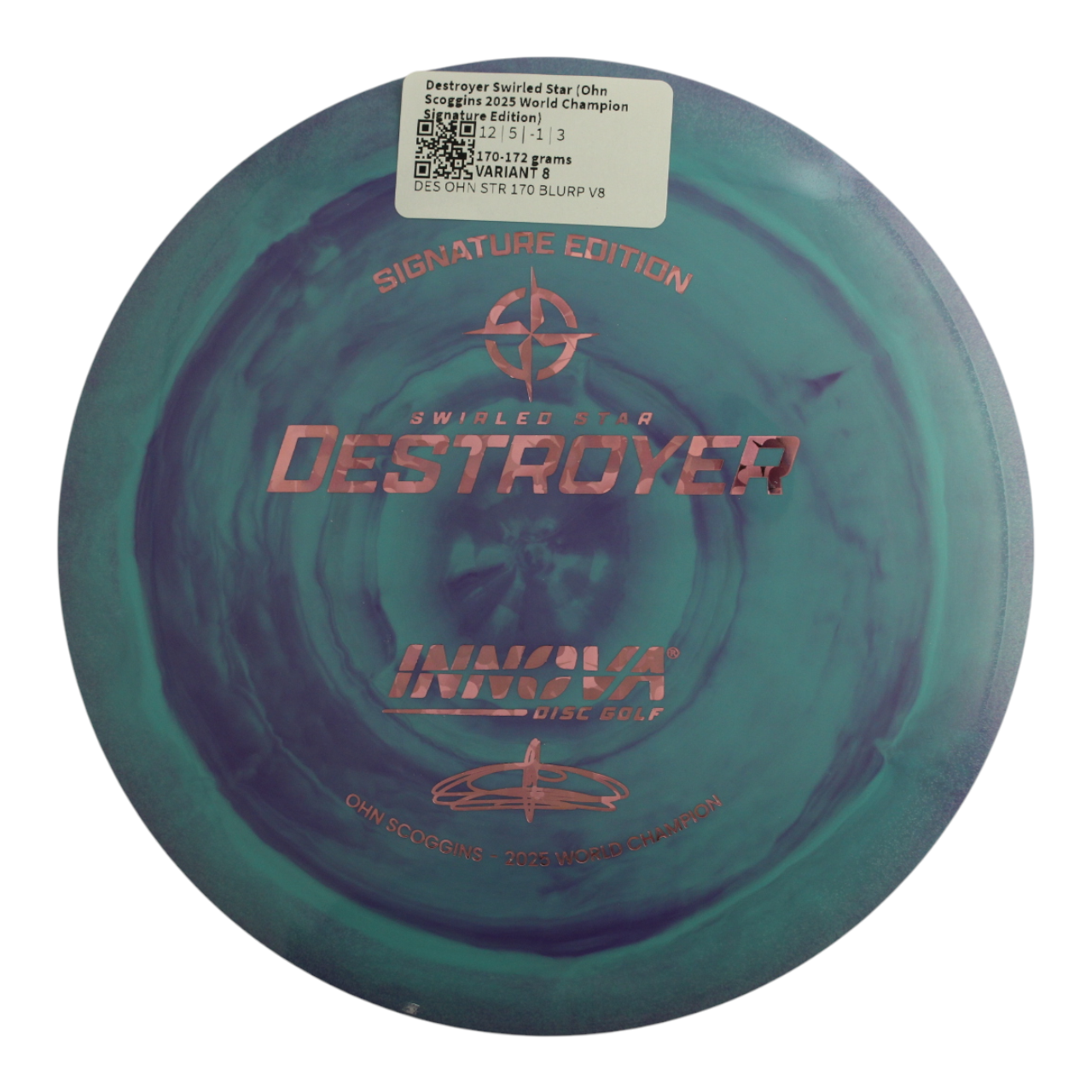 Destroyer Swirled Star (Ohn Scoggins 2025 World Champion Signature Edition)