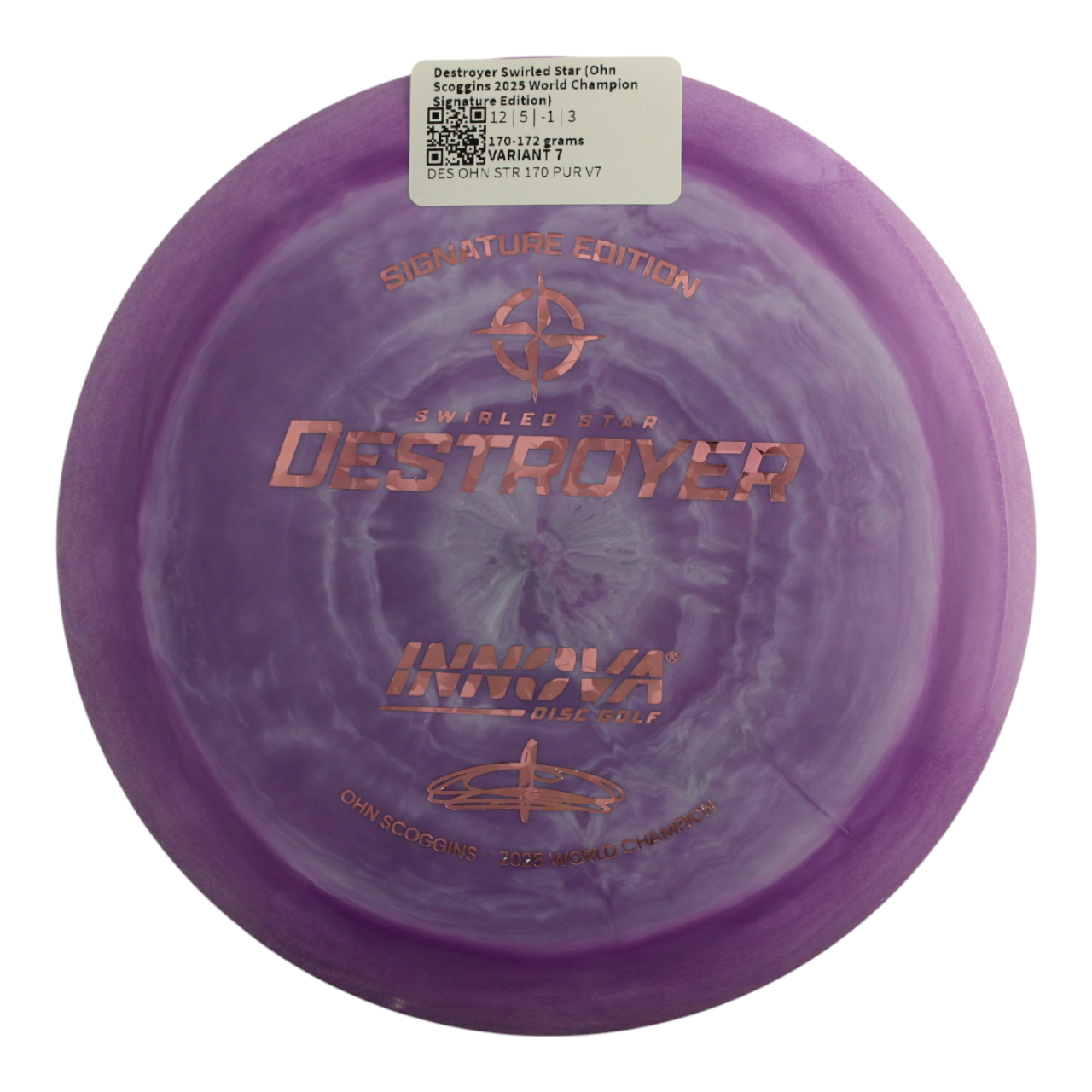 Destroyer Swirled Star (Ohn Scoggins 2025 World Champion Signature Edition)