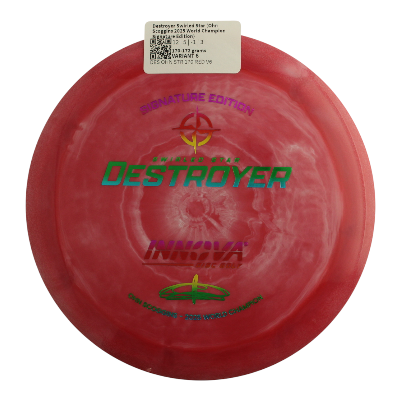 Destroyer Swirled Star (Ohn Scoggins 2025 World Champion Signature Edition)