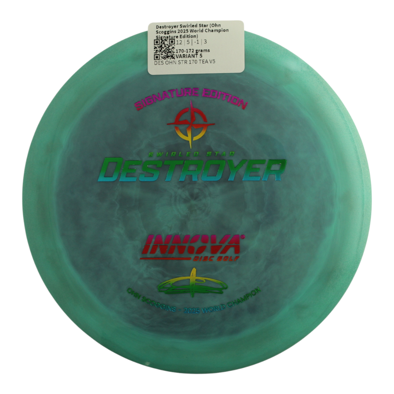 Destroyer Swirled Star (Ohn Scoggins 2025 World Champion Signature Edition)