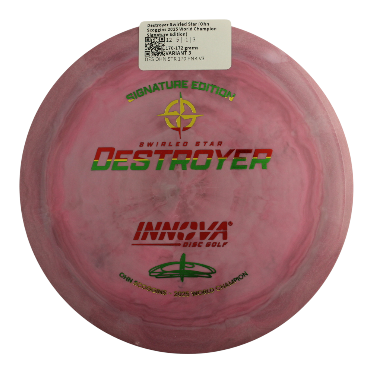 Destroyer Swirled Star (Ohn Scoggins 2025 World Champion Signature Edition)