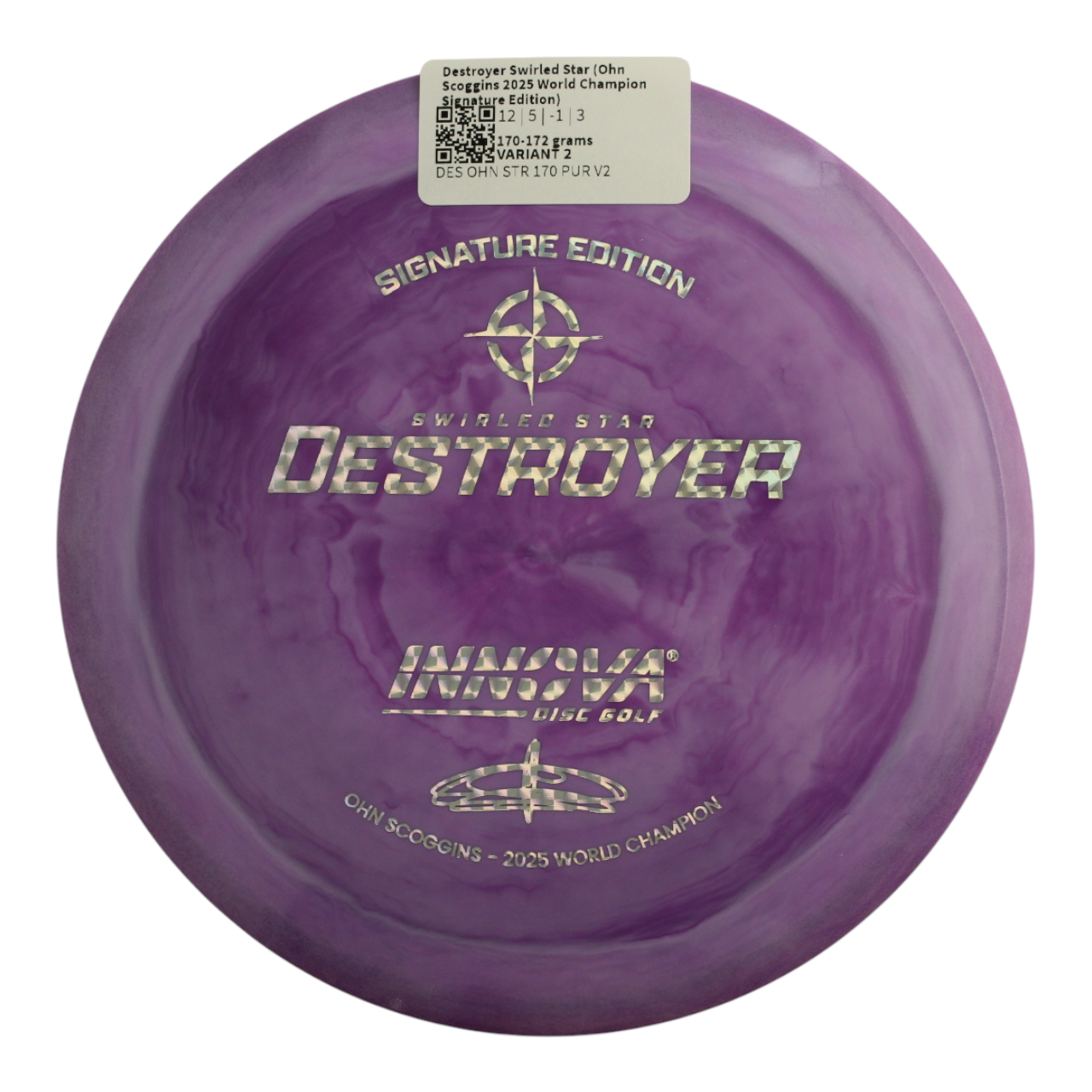 Destroyer Swirled Star (Ohn Scoggins 2025 World Champion Signature Edition)