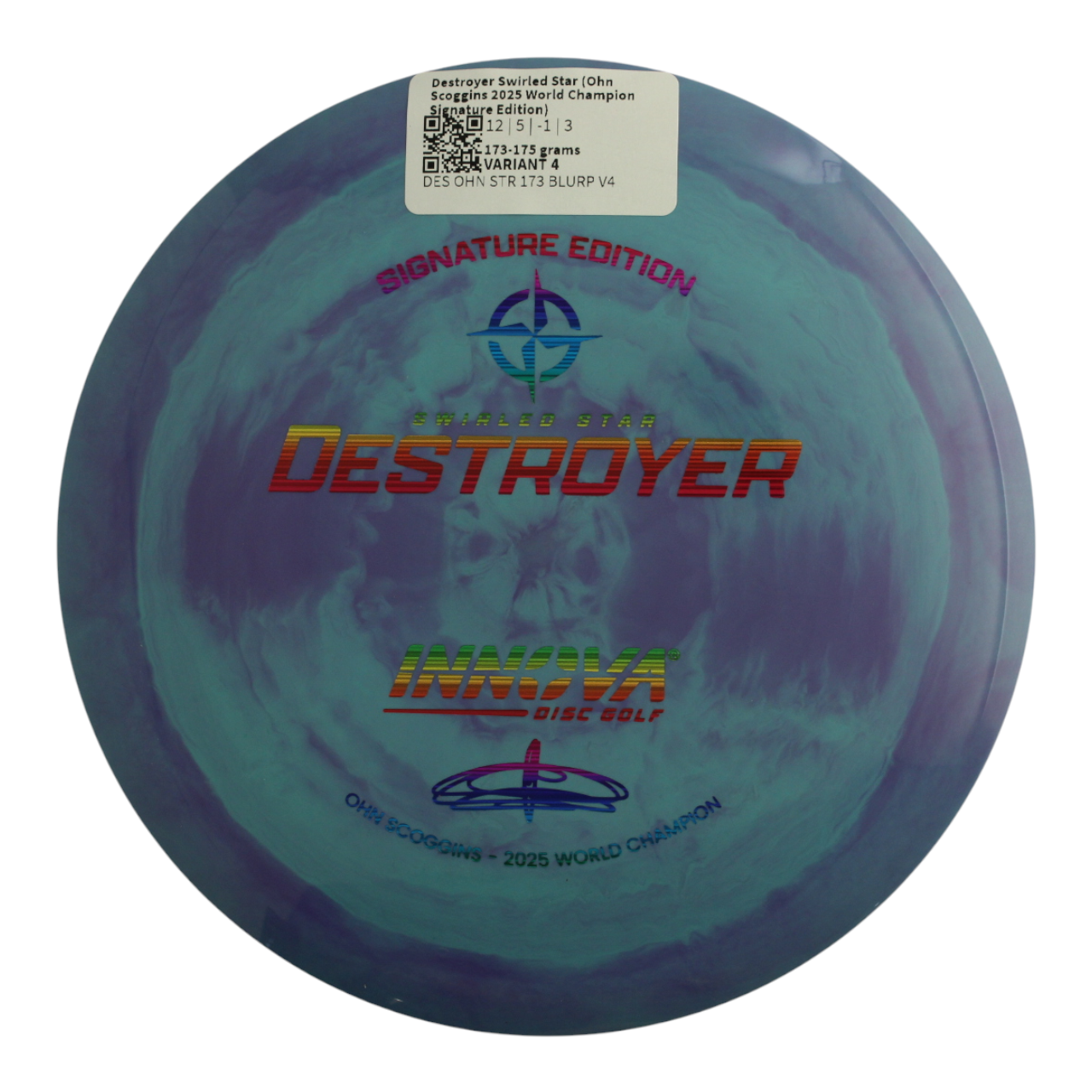 Destroyer Swirled Star (Ohn Scoggins 2025 World Champion Signature Edition)