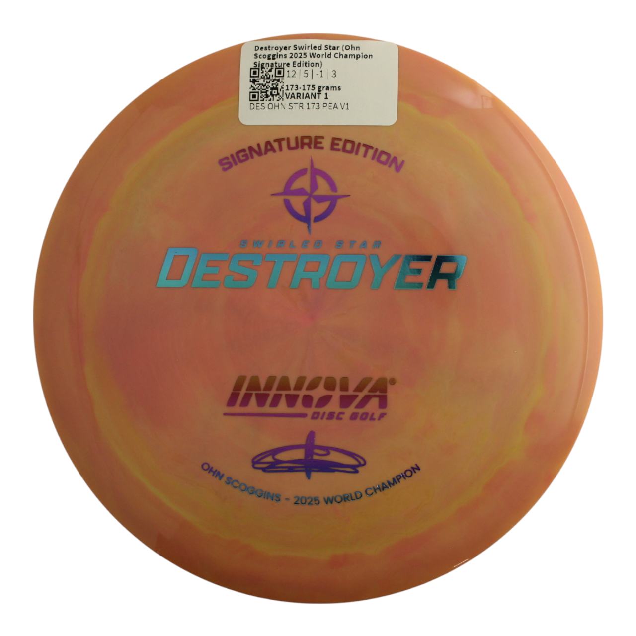 Destroyer Swirled Star (Ohn Scoggins 2025 World Champion Signature Edition)