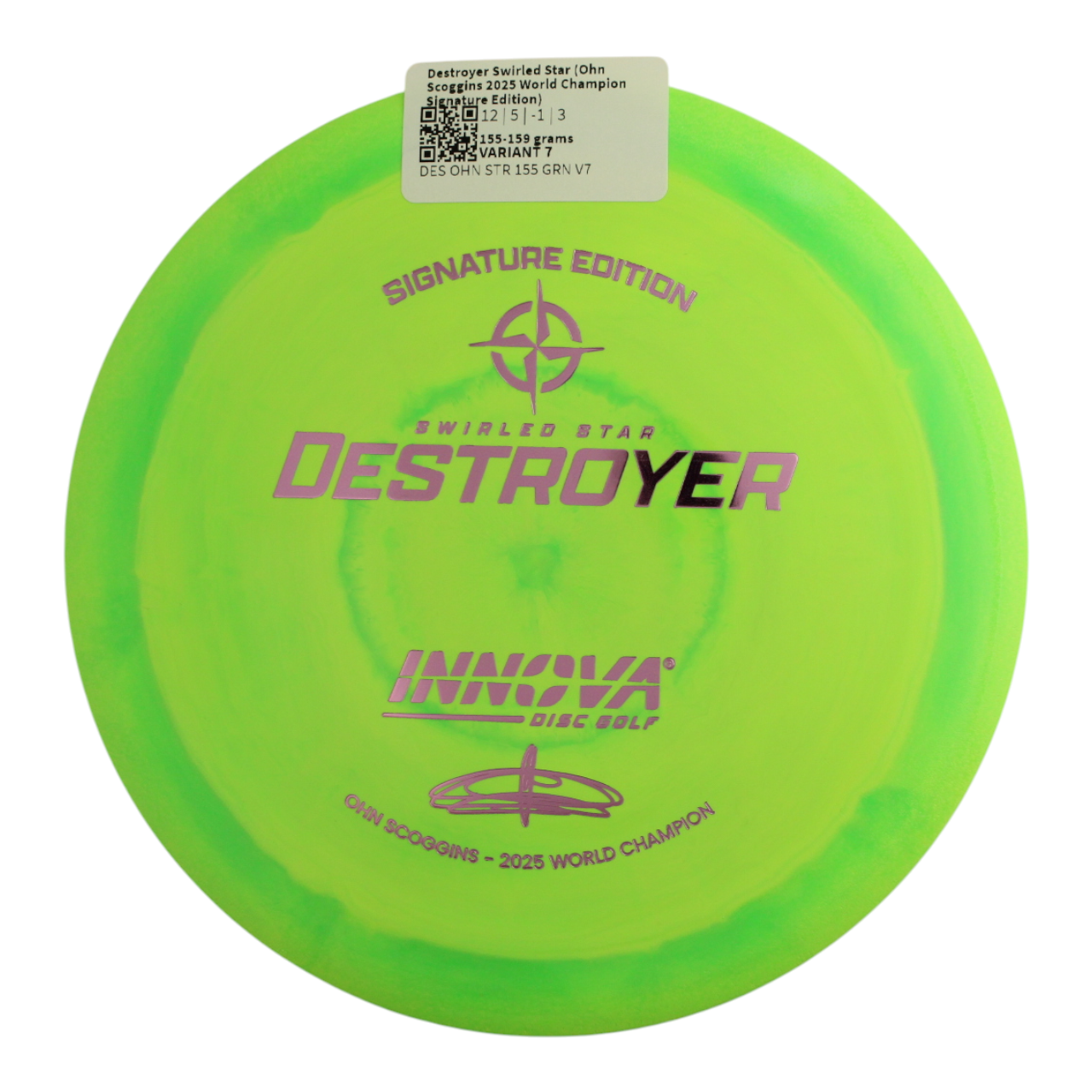 Destroyer Swirled Star (Ohn Scoggins 2025 World Champion Signature Edition)