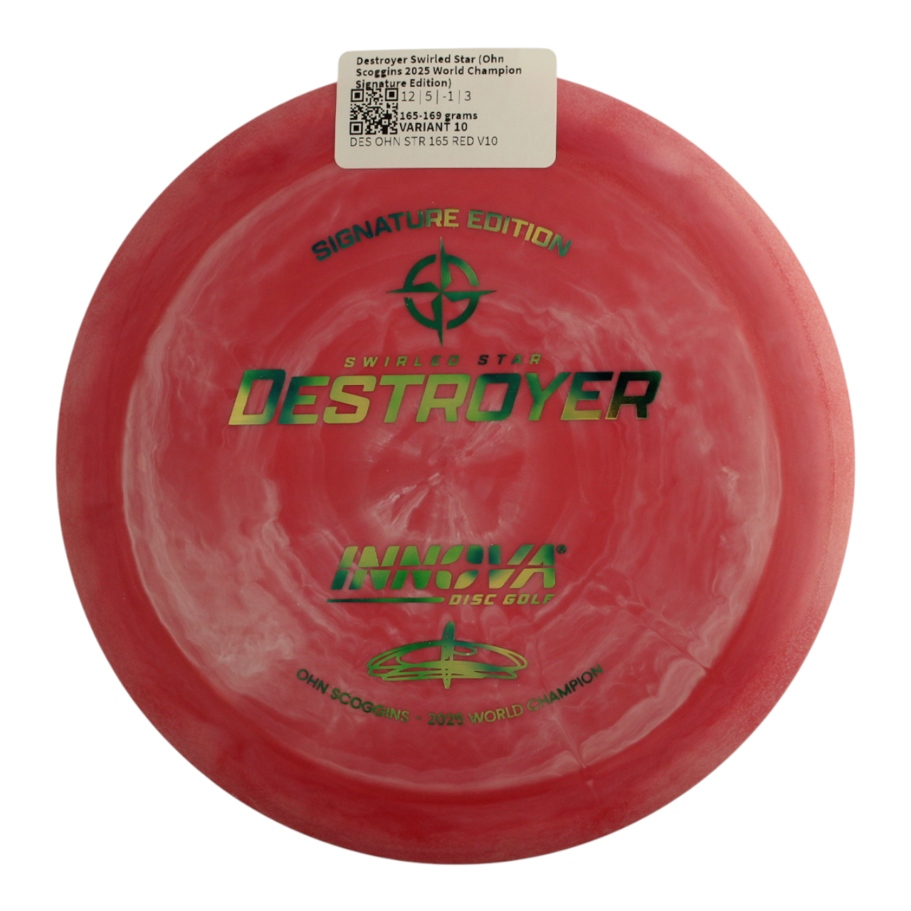 Destroyer Swirled Star (Ohn Scoggins 2025 World Champion Signature Edition)