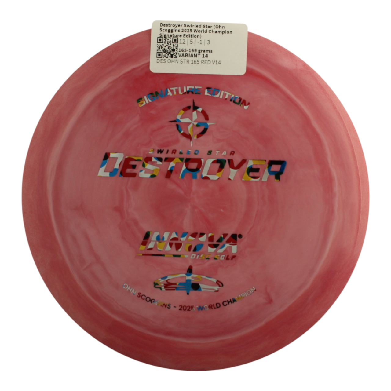 Destroyer Swirled Star (Ohn Scoggins 2025 World Champion Signature Edition)