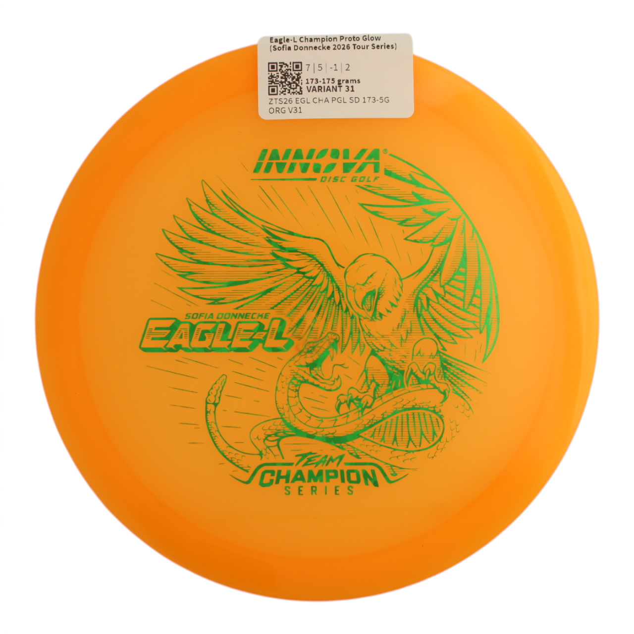 Eagle-L Champion Proto Glow (Sofia Donnecke 2026 Tour Series)