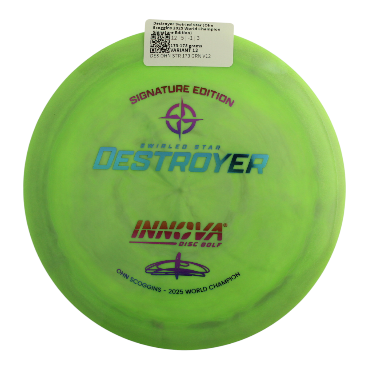 Destroyer Swirled Star (Ohn Scoggins 2025 World Champion Signature Edition)