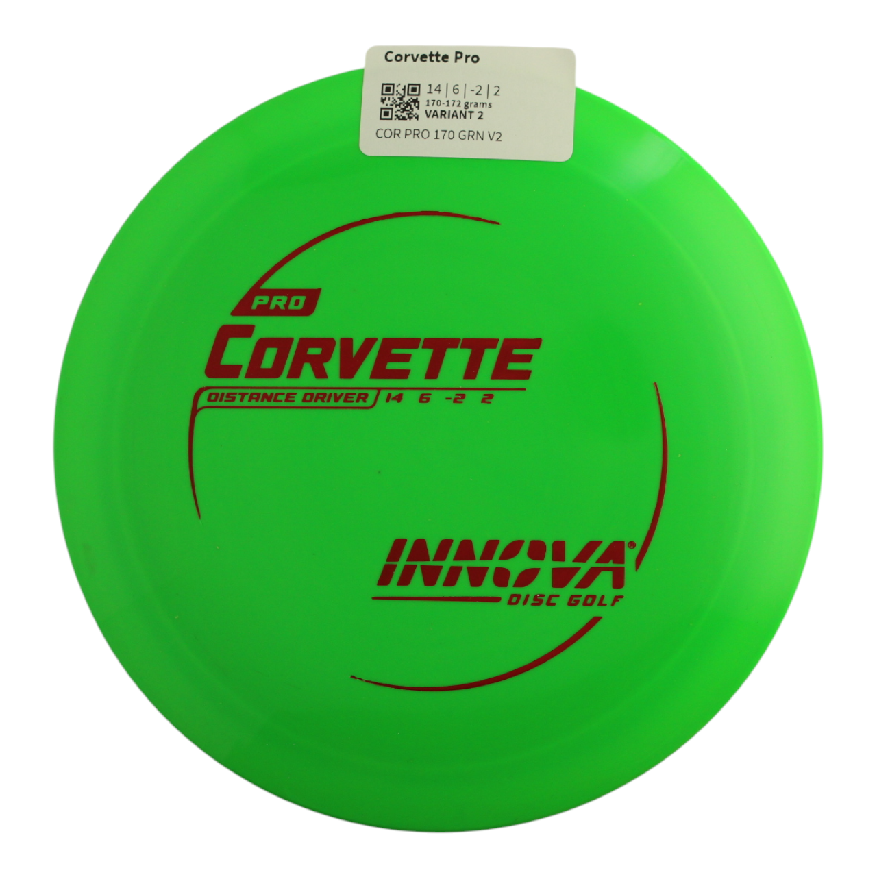INNOVA DISC GOLF CANADA
Corvette Distance Driver Firm grip High durability Stable flight path Great for distance and control Resistant to scratches Ideal for advanced players Straight flight