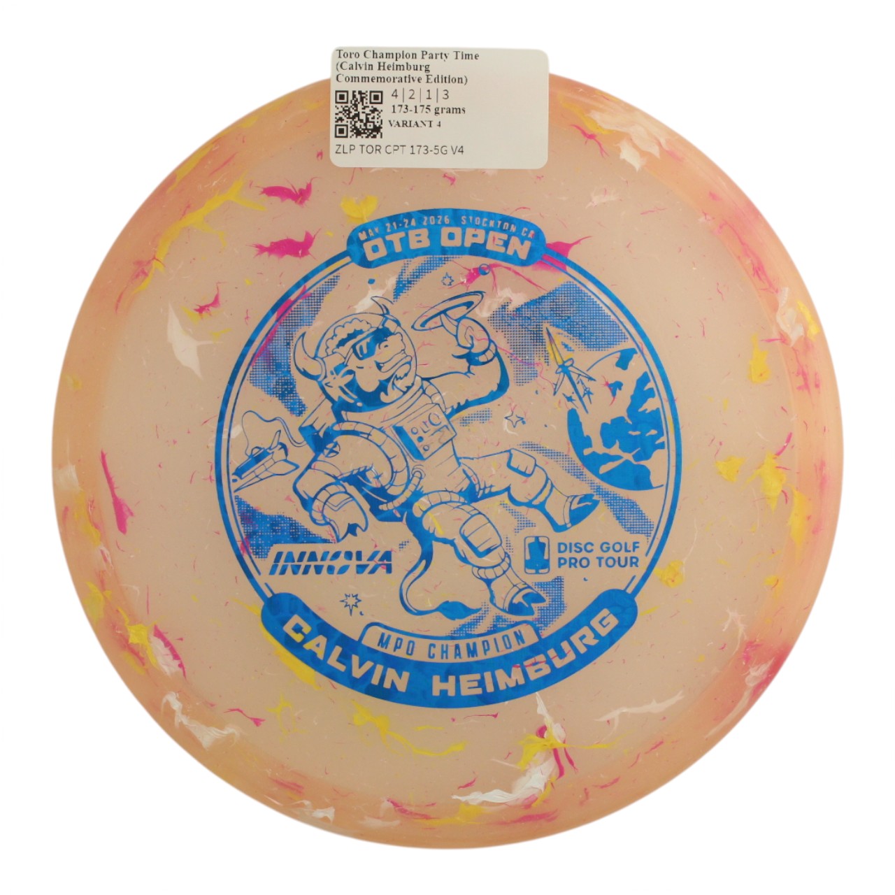 Toro Champion Party Time (Calvin Heimburg Commemorative Edition)