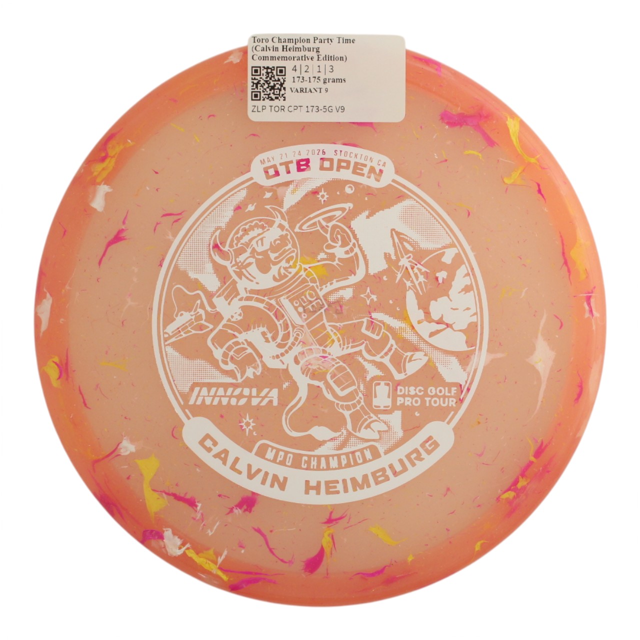 Toro Champion Party Time (Calvin Heimburg Commemorative Edition)